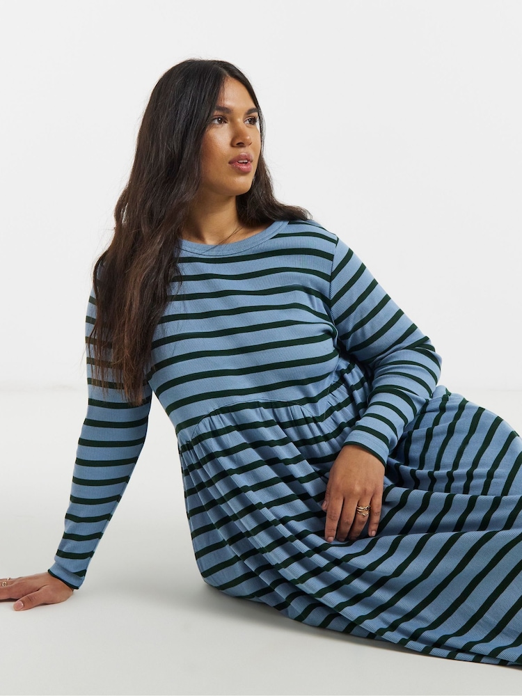 casual off the shoulder long sleeve dress Donna Long Off the Shoulder Illusion Sleeve Dress