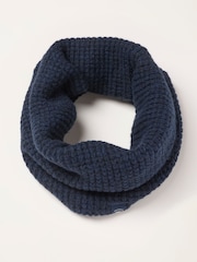 FatFace Navy Waffle Snood - Image 1 of 3