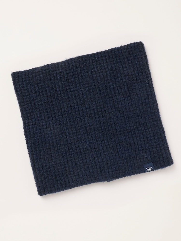 FatFace Navy Waffle Snood - Image 3 of 3