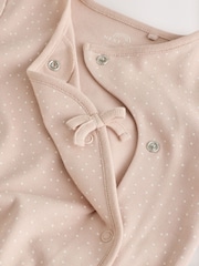 Neutral Bunny Wrap Baby Sleepsuit 3 Pack (0-2yrs) - Image 10 of 14