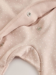 Neutral Bunny Wrap Baby Sleepsuit 3 Pack (0-2yrs) - Image 12 of 14