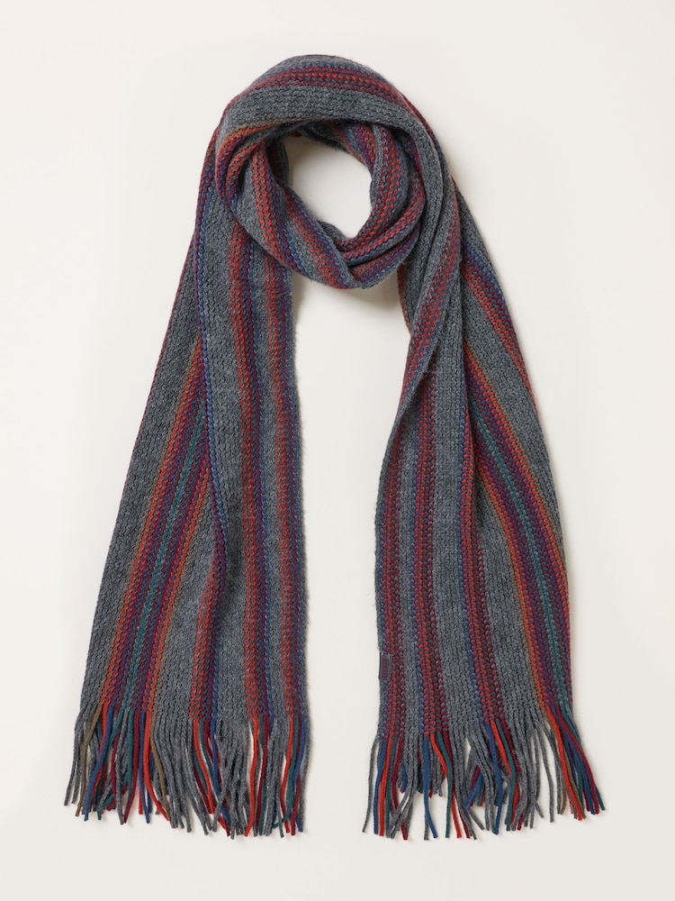 FatFace Multi Vertical Stripe Scarf - Image 1 of 3