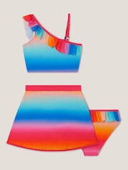 Monsoon Pink Ombré Bikini & Skirt Set - Image 2 of 3