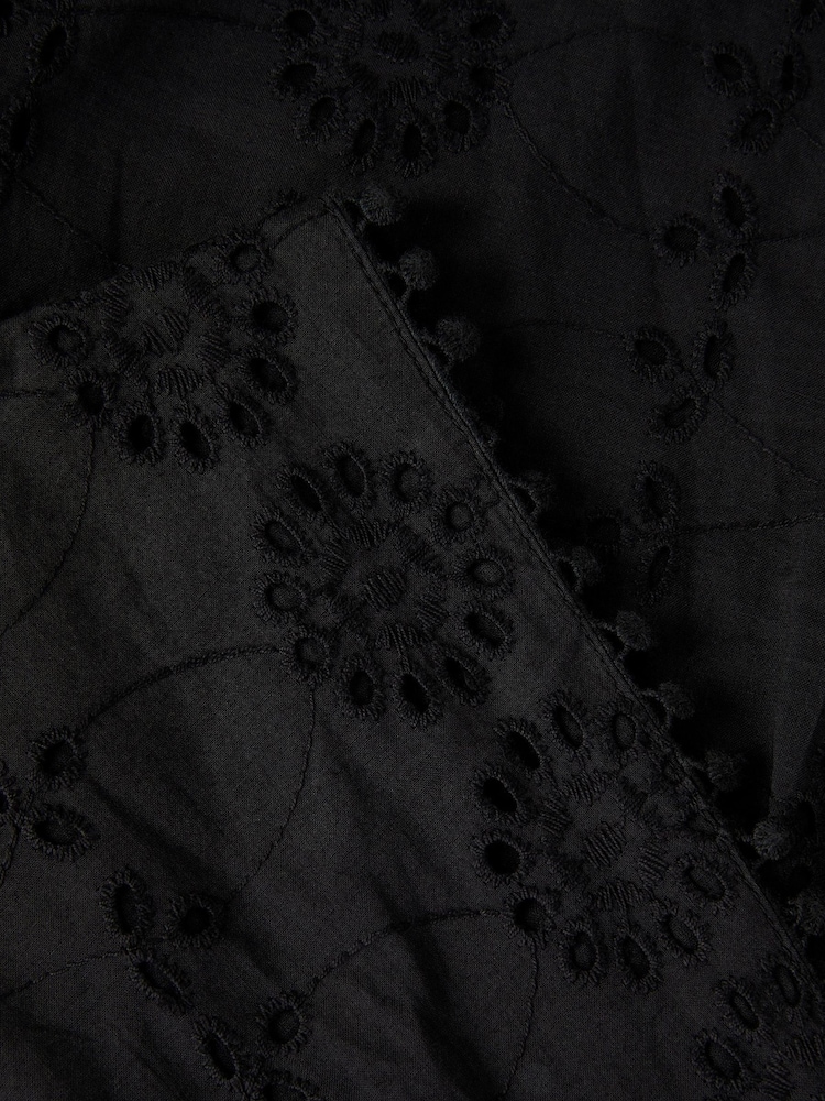 Monsoon Black Floral Broderie Playsuit - Image 4 of 4