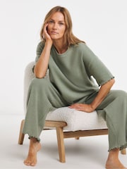 Simply Be Green Waffle Lounge Set - Image 4 of 4