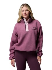 Columbia Purple Helvetia II Cropped Half Snap Fleece - Image 1 of 5