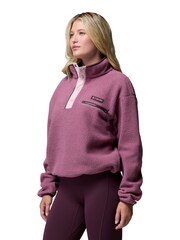 Columbia Purple Helvetia II Cropped Half Snap Fleece - Image 3 of 5