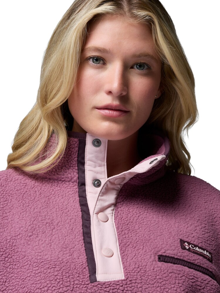 Columbia Purple Helvetia II Cropped Half Snap Fleece - Image 5 of 5