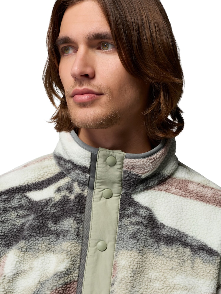 Columbia Green Helvetia™ II Printed Half Snap Fleece - Image 4 of 4