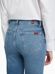 7 For All Mankind Oceanstone Modern Dojo Tailorless Jeans - Image 3 of 6