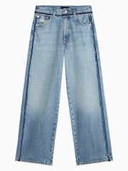 7 For All Mankind Saphire Dust Stovepipe Straight Saphire Dust Ankle Jeans - Image 6 of 6