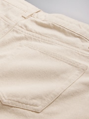 The Set 2 Pack Denim Shorts Cream/Chocolate Brown - Image 5 of 5