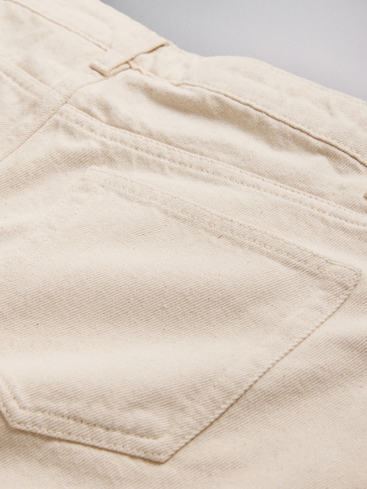 The Set 2 Pack Denim Shorts Cream/Chocolate Brown - Image 5 of 5 The Set 2 Pack Denim Shorts Cream/Chocolate Brown - Image 5 of 5