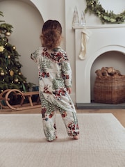 Winter Santa Scene Matching Family Christmas Pyjamas (9mths-16yrs) - Image 3 of 5