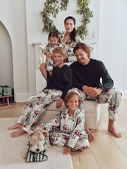 Winter Santa Scene Matching Family Christmas Pyjamas (9mths-16yrs) - Image 5 of 5