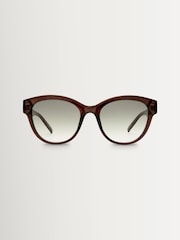 Le Specs Brown Majestic Sunglasses - Image 3 of 4