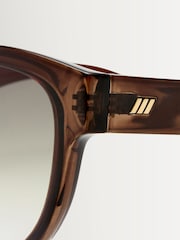 Le Specs Brown Majestic Sunglasses - Image 4 of 4