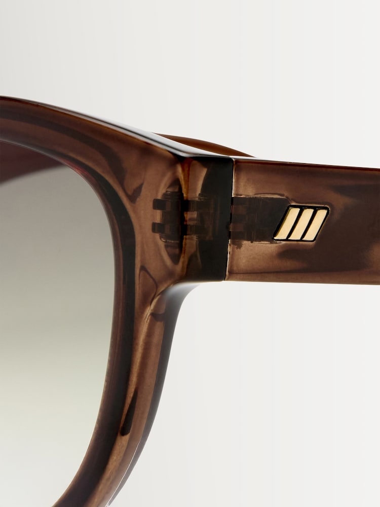 Le Specs Brown Majestic Sunglasses - Image 4 of 4