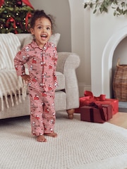 Red/White Check Snoopy Family Matching Pyjamas Set (9mths-16yrs) - Image 4 of 6