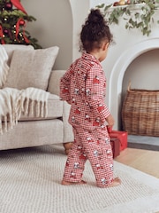 Red/White Check Snoopy Family Matching Pyjamas Set (9mths-16yrs) - Image 5 of 6