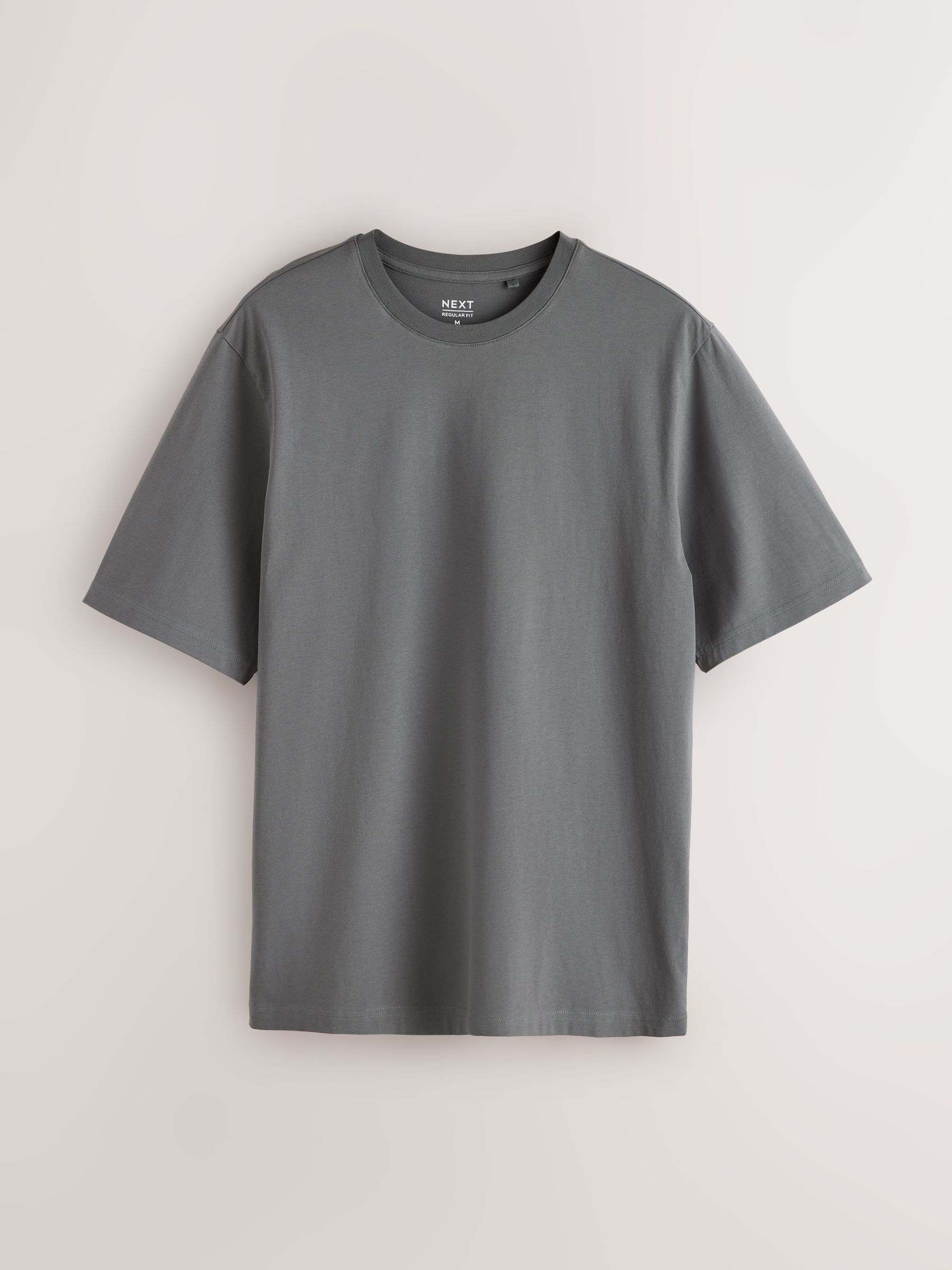トップス The Ennoy Professional TEE (CHARCOAL) Buy Charcoal Grey Regular Fit Essential Crew Neck Cotton T-Shirt