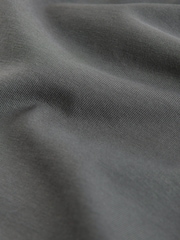 Charcoal Grey Regular Fit Essential Crew Neck Cotton T-Shirt - Image 6 of 7