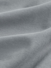 Charcoal Grey Slim Fit Essential Crew Neck Cotton T-Shirt - Image 7 of 7