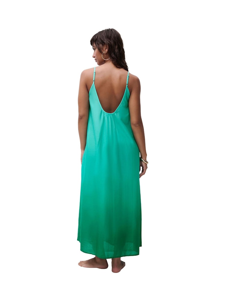 Chantelle Blue Pulp Aurora Cotton Beach Lagoon Tie Dye Dress - Image 2 of 4 Chantelle Blue Pulp Aurora Cotton Beach Lagoon Tie Dye Dress - Image 2 of 4