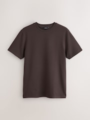 Brown Chocolate Slim Fit Motionflex Soft Heavyweight T-Shirt - Image 5 of 7