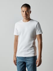 White Slim Fit Motionflex Soft Heavyweight T-Shirt - Image 1 of 7