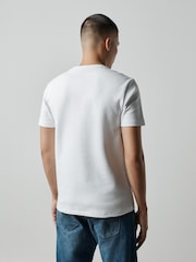 White Slim Fit Motionflex Soft Heavyweight T-Shirt - Image 3 of 7