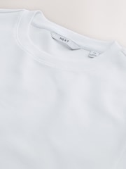 White Slim Fit Motionflex Soft Heavyweight T-Shirt - Image 6 of 7