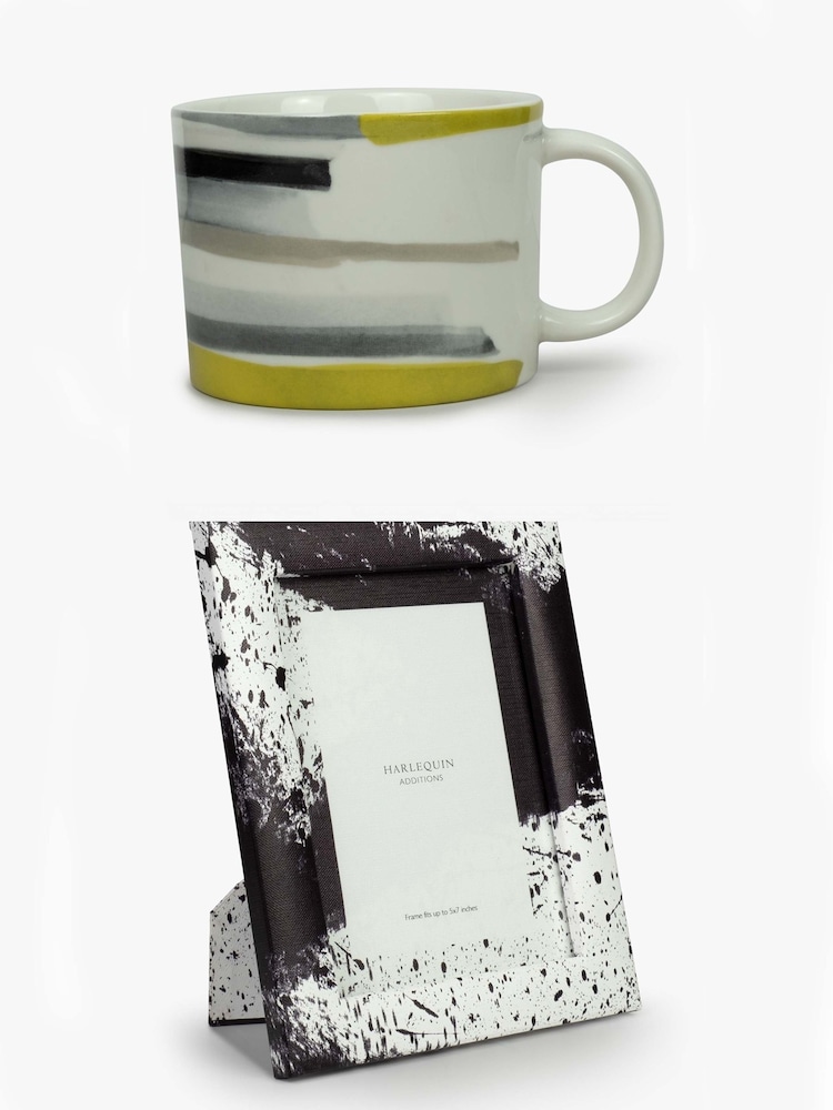 Harlequin Multi Zeal Mug & Enigmatic Picture Frame Set - Image 1 of 5 Harlequin Multi Zeal Mug & Enigmatic Picture Frame Set - Image 1 of 5