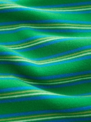Green Velour Striped Rugby Top - Image 7 of 8