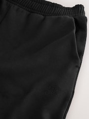 Negru - Pantaloni sport cu baloane și manșete - Imaginea 2 din 3