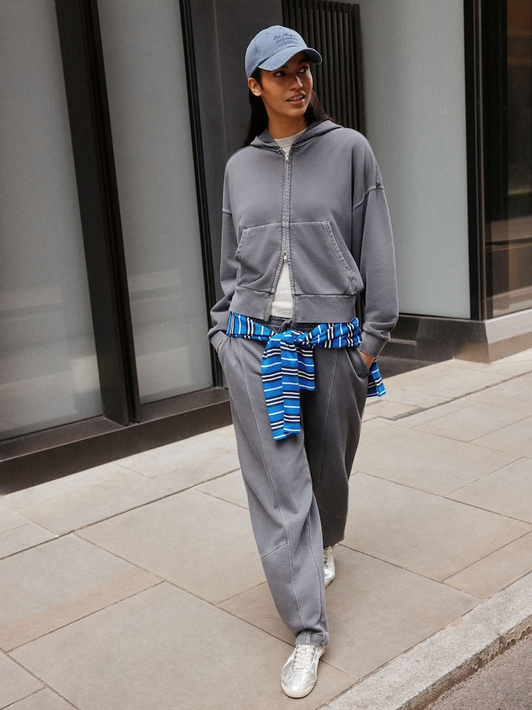 Anthrazitgrau - Barrel Washed Look Joggers - Bild 1 von 6 Anthrazitgrau - Barrel Washed Look Joggers - Bild 1 von 6