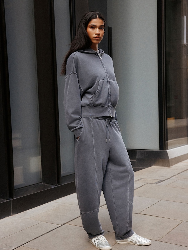 Anthrazitgrau - Barrel Washed Look Joggers - Bild 2 von 6 Anthrazitgrau - Barrel Washed Look Joggers - Bild 2 von 6