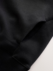 Black Pullover Sports Hoodie - Image 8 of 10