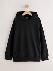 Black Pullover Sports Hoodie - Image 9 of 10