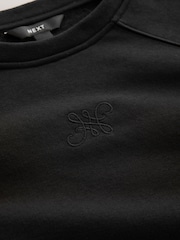 Black Crew Neck Logo Sweatshirt - Image 3 of 3