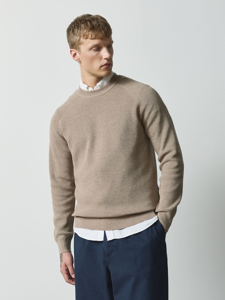 أزرق كحلي/محايد - Essential Knitted Jumpers 2 Pack - Image 2 of 11
