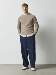أزرق كحلي/محايد - Essential Knitted Jumpers 2 Pack - Image 3 of 11