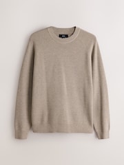 أزرق كحلي/محايد - Essential Knitted Jumpers 2 Pack - Image 9 of 11