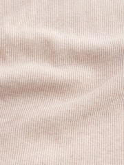 Oatmeal Long Sleeve Ribbed Crew Neck Top - Image 2 of 3