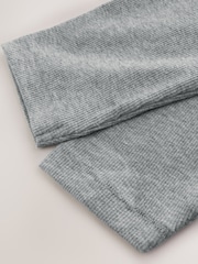 Grey/White Long Sleeve Ribbed Crew Neck Tops 2 Pack - Image 14 of 15