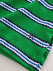 Green Stripe Relaxed Fit Layered Long Sleeve T-Shirt - Image 8 of 9