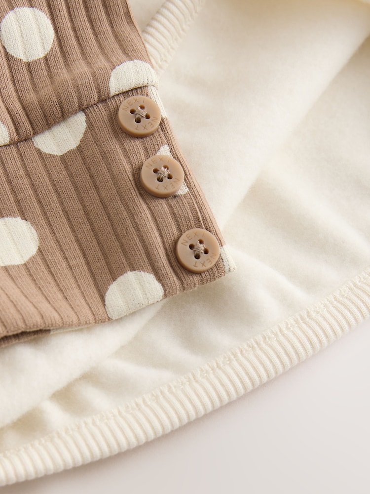 Cream Spot Sweatshirt and Leggings Set (3mths-7yrs) - Image 4 of 4 Cream Spot Sweatshirt and Leggings Set (3mths-7yrs) - Image 4 of 4