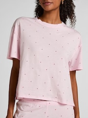 Hunkemöller Pink Print Pyjamas Set - Image 3 of 5