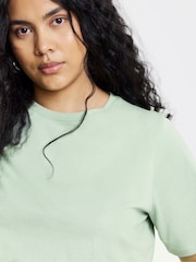 Simply Be Black Slim Fit Crew Neck Tops 5 Pack - Image 3 of 4