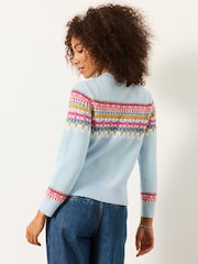 FatFace Fable Fairisle Crew Neck Christmas Jumper - صورة 2 من 5